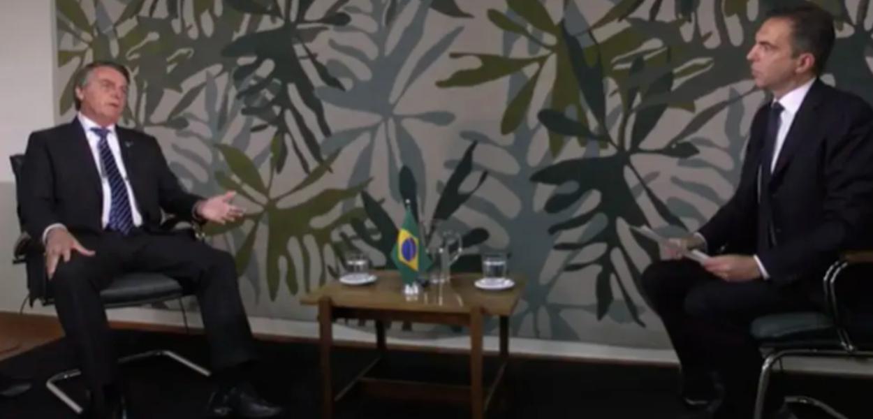 Jair Bolsonaro e Michele Cagiano