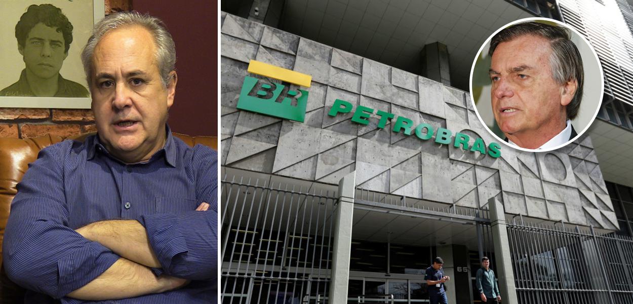Joaquim de Carvalho, fachada da Petrobras e Bolsonaro