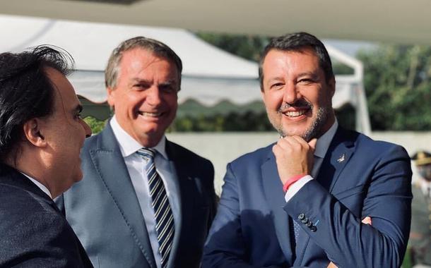 Jair Bolsonaro e Matteo Salvini