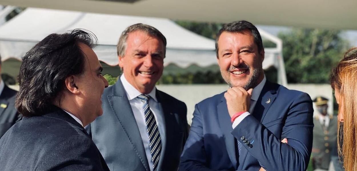 Jair Bolsonaro e Matteo Salvini