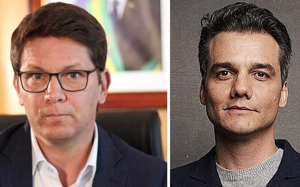 Mario Frias e Wagner Moura