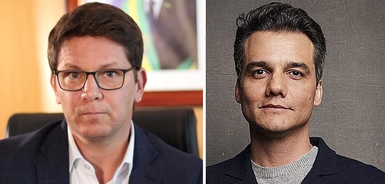 Mario Frias e Wagner Moura