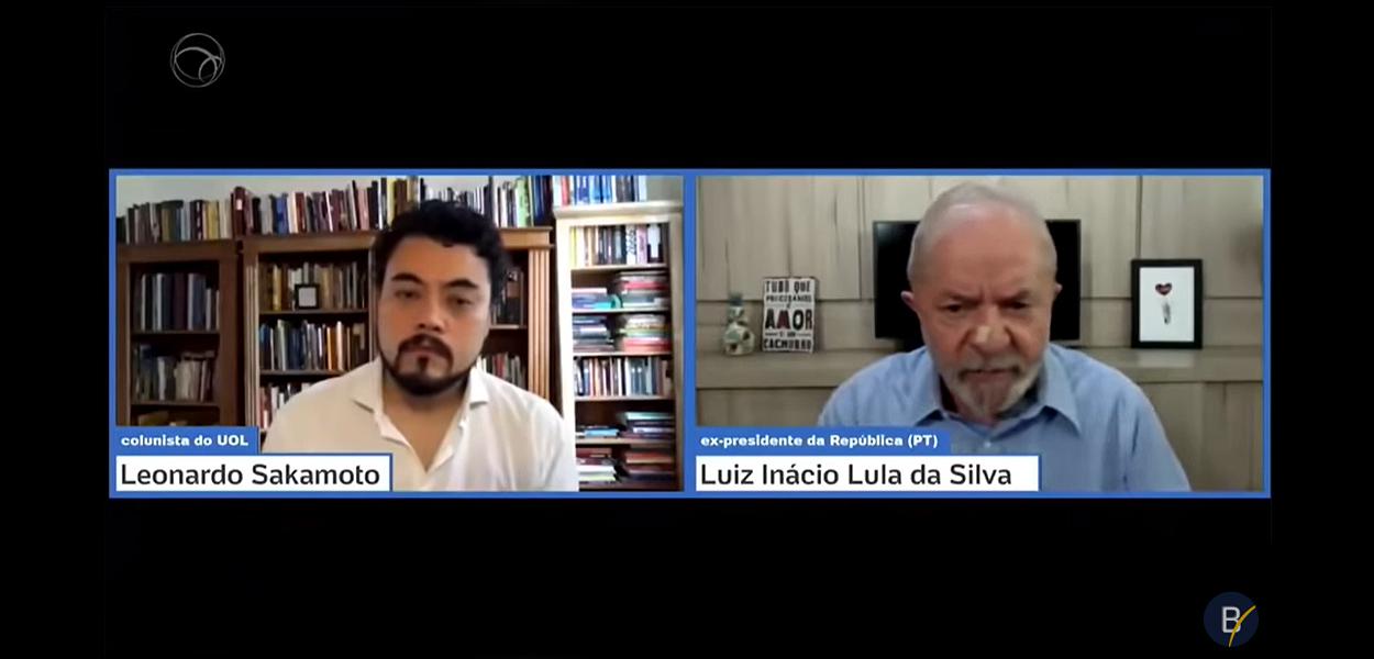 Leonardo Sakamoto e Lula