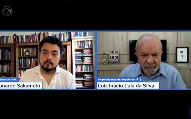 Leonardo Sakamoto e Lula