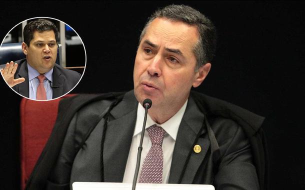 Senador Davi Alcolumbre e o ministro do STF Luís Roberto Barroso