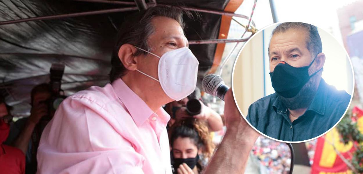 Fernando Haddad e Carlos Lupi