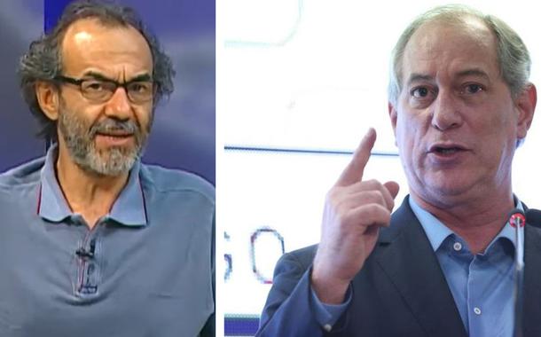 Jornalista Eumano Silva e o ex-ministro Ciro Gomes