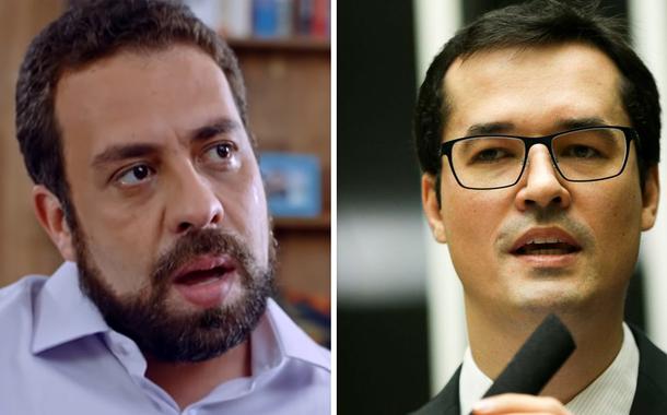 Guilherme Boulos e Deltan Dallagnol