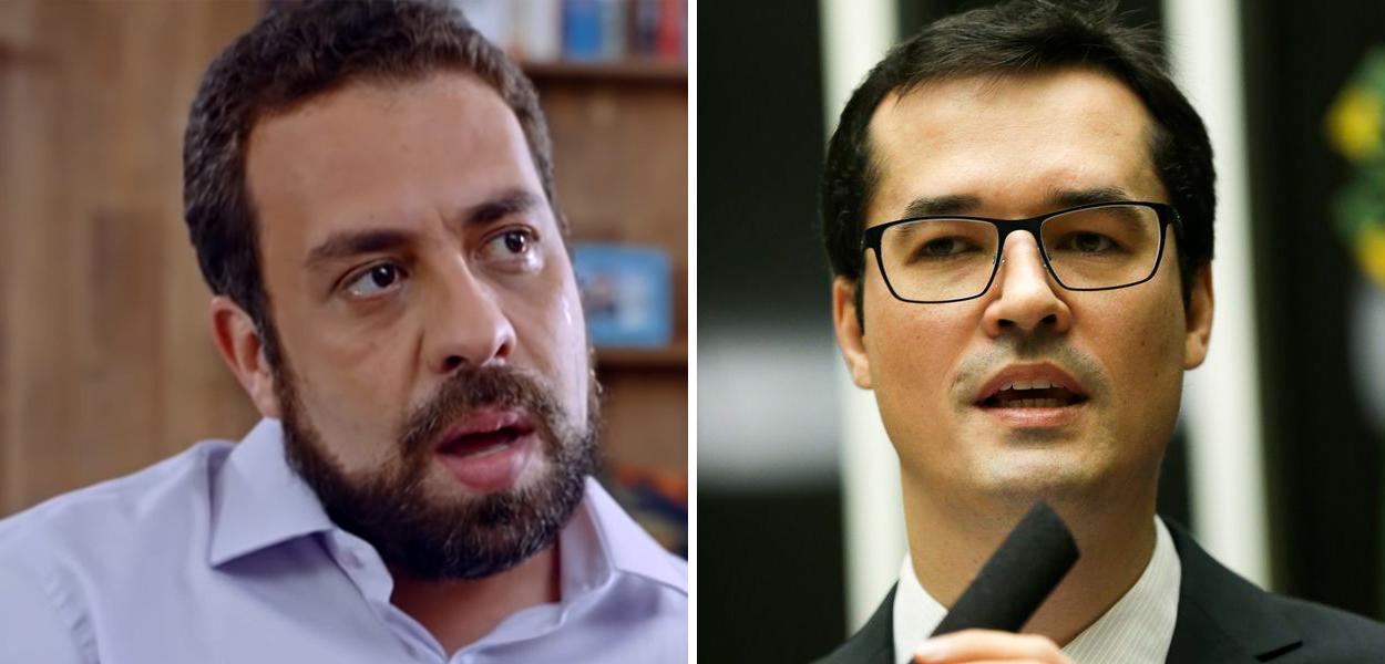 Guilherme Boulos e Deltan Dallagnol