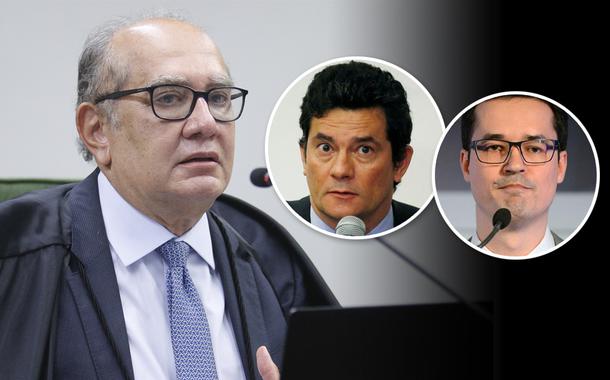 Gilmar Mendes, Sérgio Moro e Deltan Dallagnol