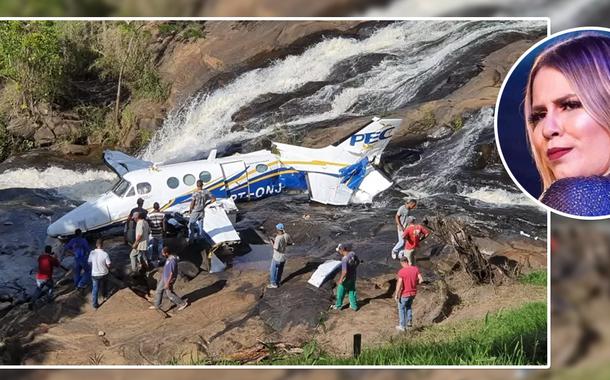 Avião que transportava Marília Mendonça após queda em Minas Gerais