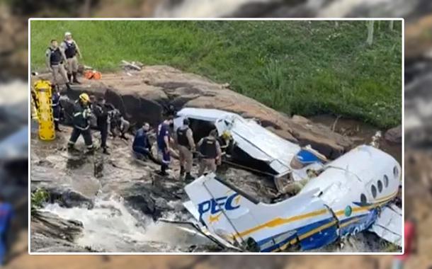 Aeronave onde estava Marília Mendonça e outras quatro pessoas