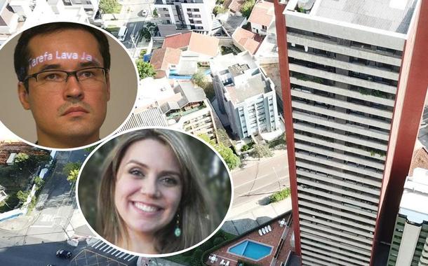 Deltan e sua esposa, Fernanda Dallagnol