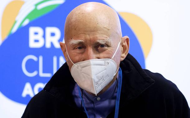 Fotógrafo Sebastião Salgado fala durante evento da COP26