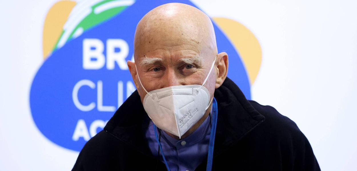 Fotógrafo Sebastião Salgado fala durante evento da COP26