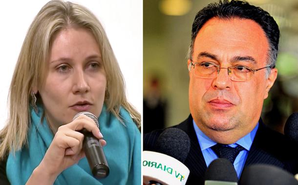 Laura Tessler e André Vargas