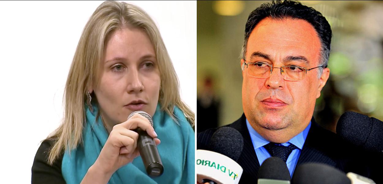 Laura Tessler e André Vargas