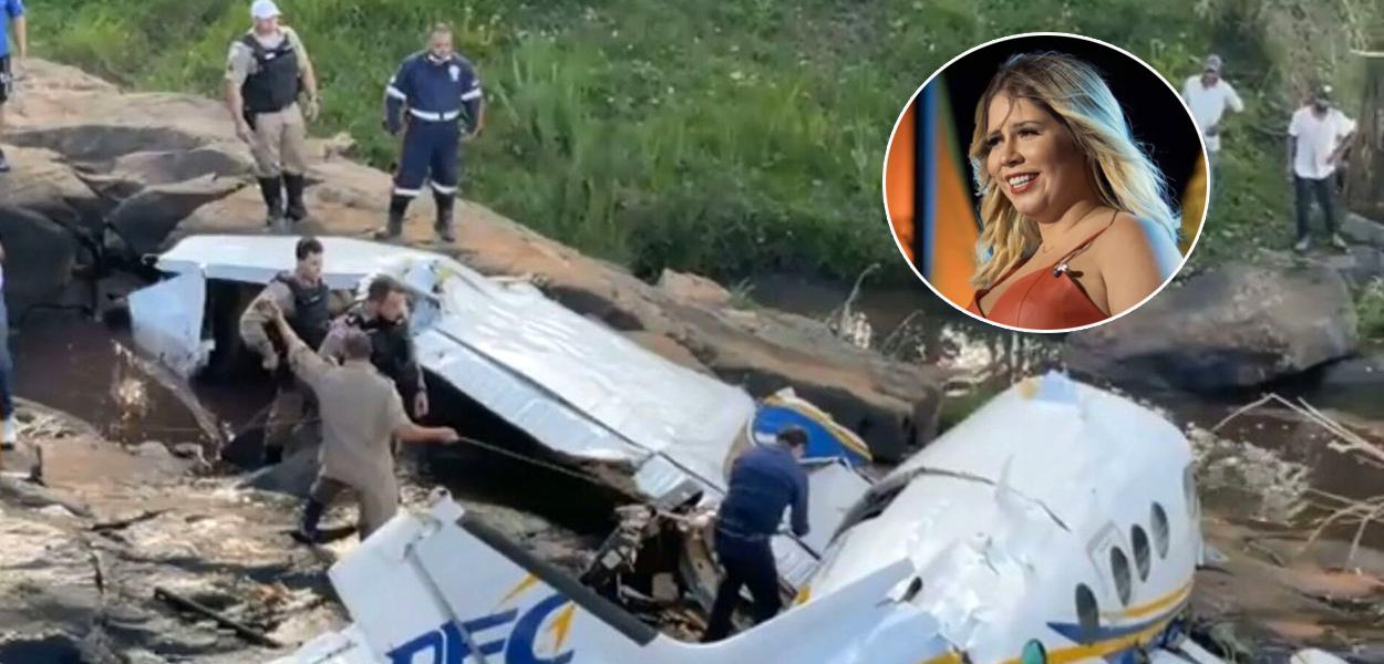Avião que caiu com a cantora Marília Mendonça