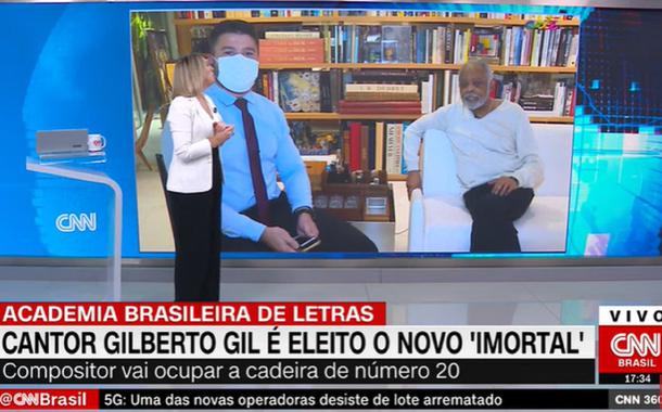 Gilberto Gil na CNN