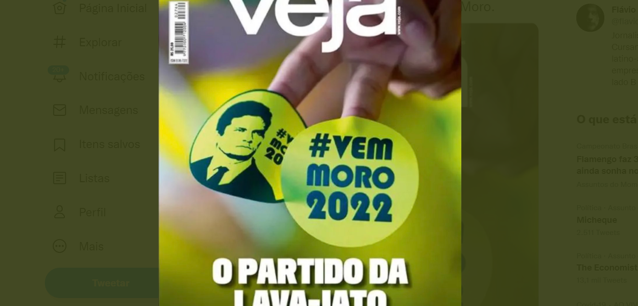 Sergio Moro capa da Veja