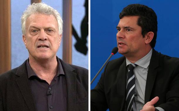 Pedro Bial e Sergio Moro