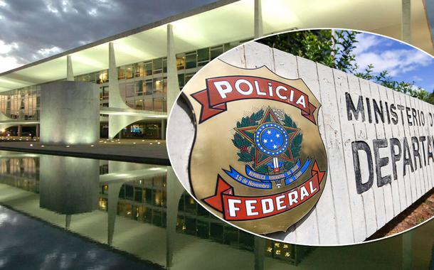 Palácio do Planalto e a Polícia Federal, vinculada ao Ministério da Justiça