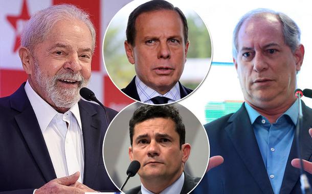 Lula, Doria, Moro e Ciro