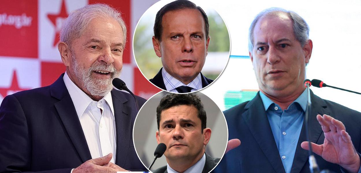 Lula, Doria, Moro e Ciro