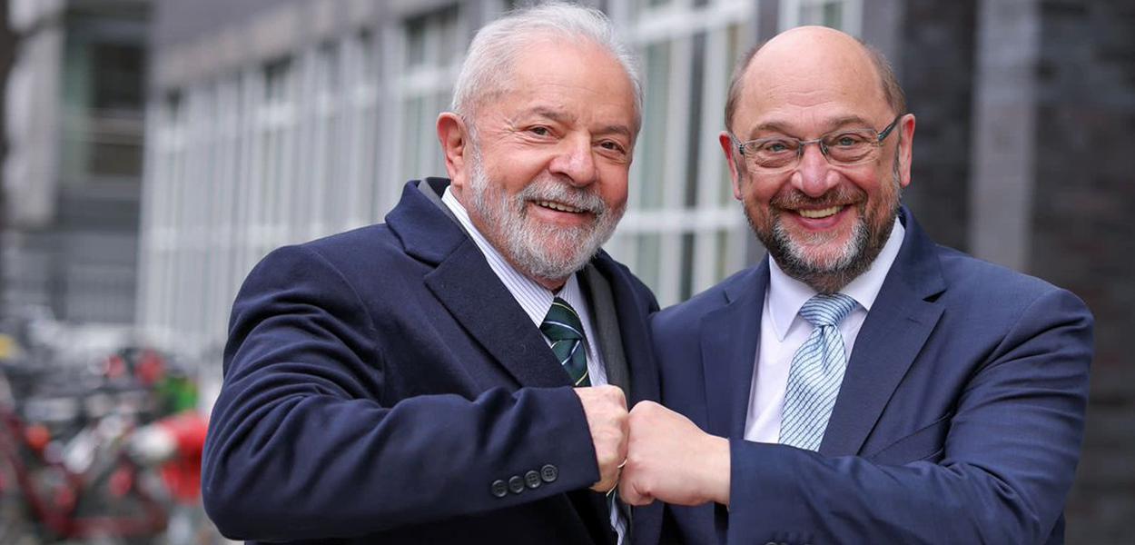 Lula e Martin Schulz