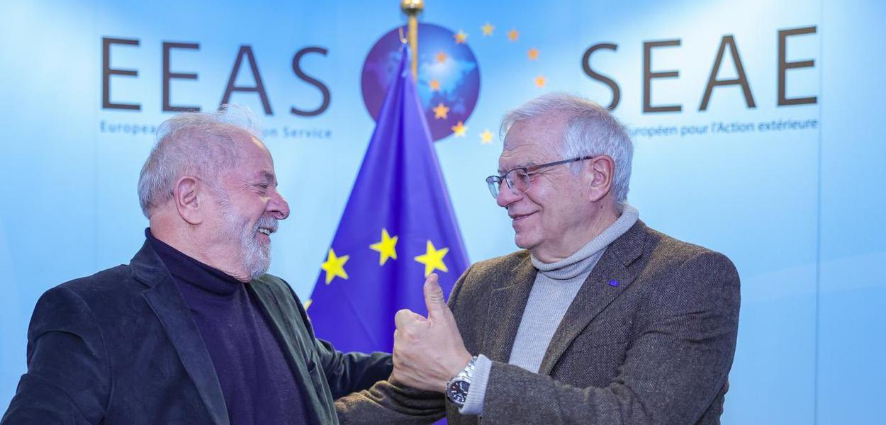 Lula e Josep Borrell