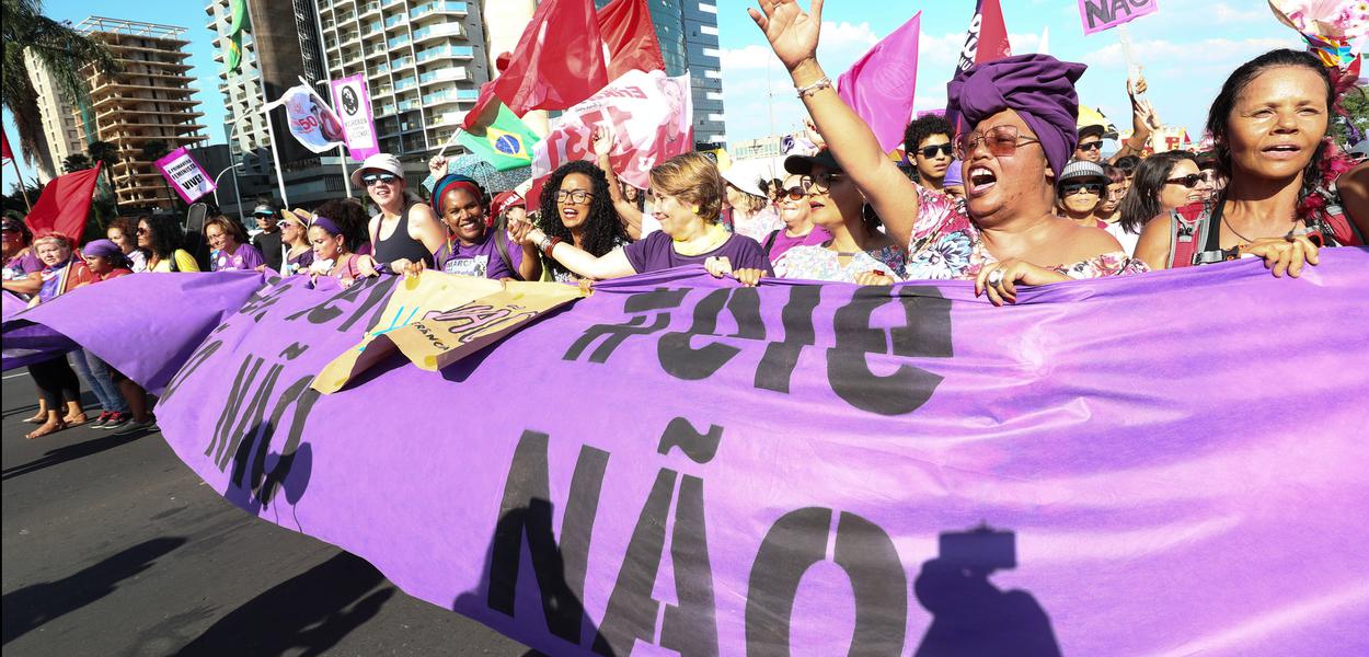 Ato de mulheres contra Jair Bolsonaro em 2018