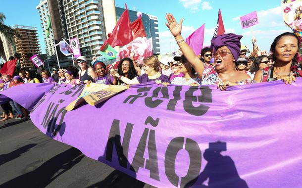 Ato de mulheres contra Jair Bolsonaro em 2018