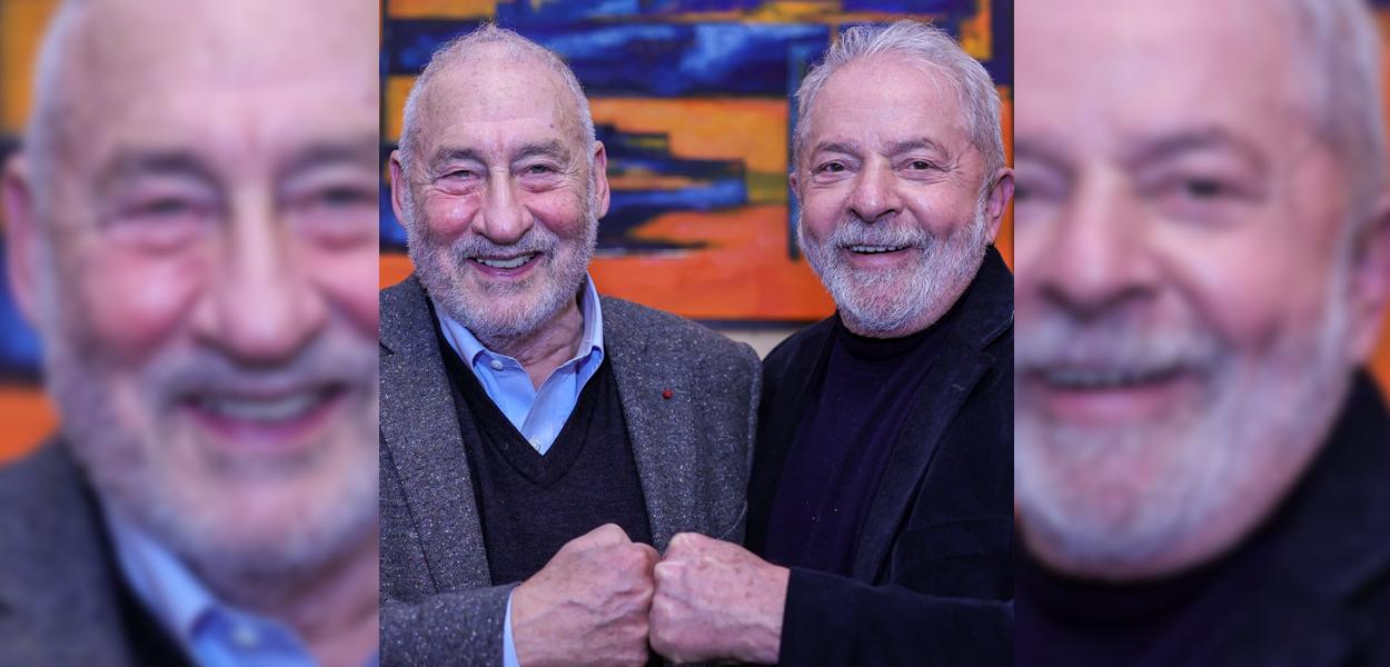 Lula e Joseph Stiglitz