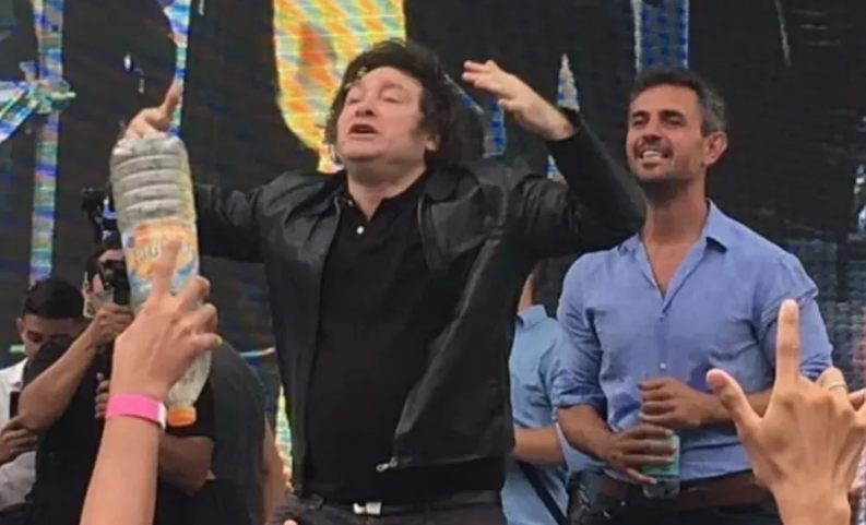 Foto sem data do perfil de Javier Milei em uma rede social