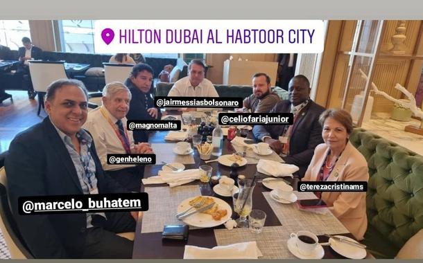 Desembargador do Rio é fotografado na comitiva de Bolsonaro em Dubai