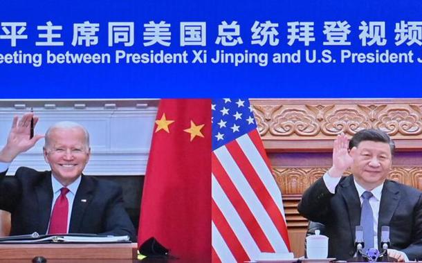 Presidentes Joe Biden e Xi Jinping