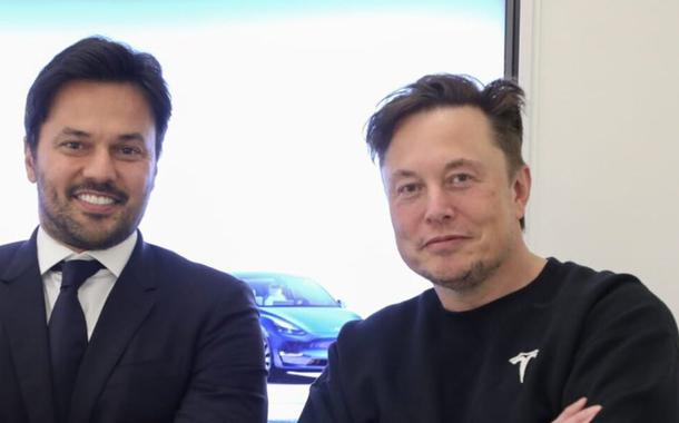 Fábio Faria e Elon Musk