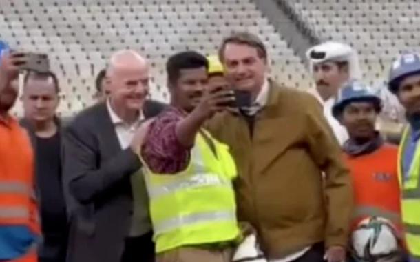 Gianni Infantino e Jair Bolsonaro