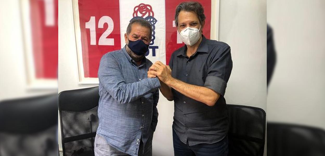 Fernando Haddad e Carlos Lupi