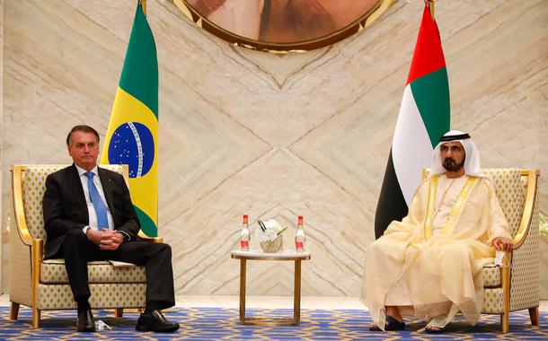 Reunião Bilateral com o Emir de Dubai, Mohammed bin Rashid Al Maktoum. 13/11/2021