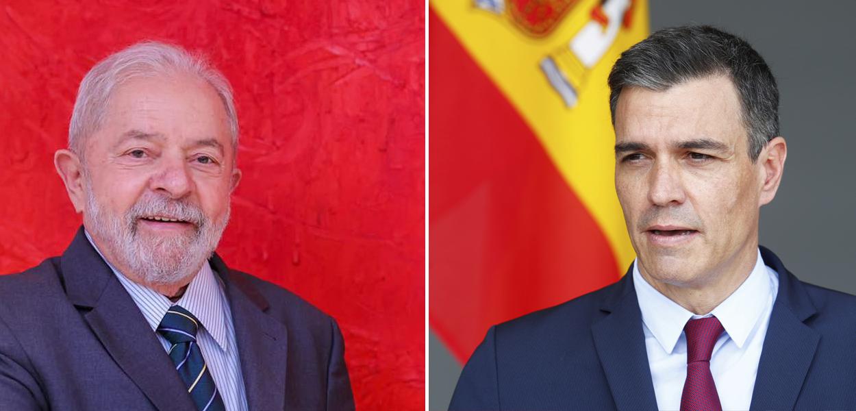 Lula e Pedro Sánchez