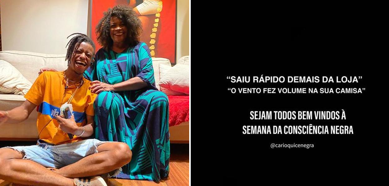 Júlio Dantas e Zezé Motta