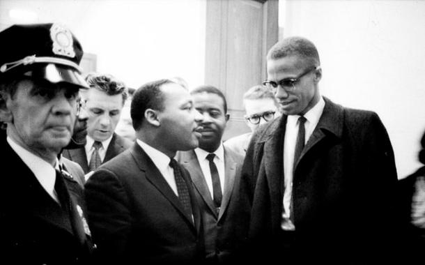 Martin Luther King e Malcolm X