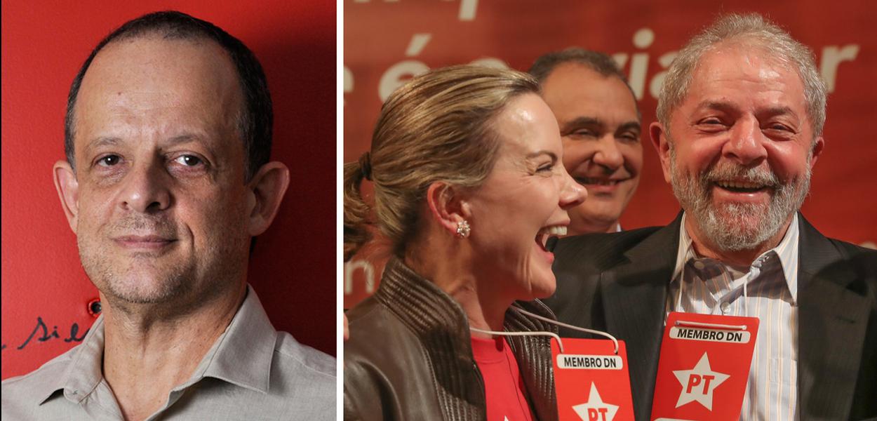 Breno Altman, Gleisi Hoffmann e o ex-presidente Lula