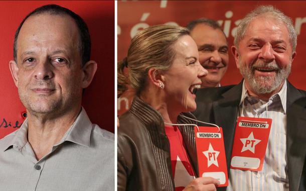 Breno Altman, Gleisi Hoffmann e o ex-presidente Lula