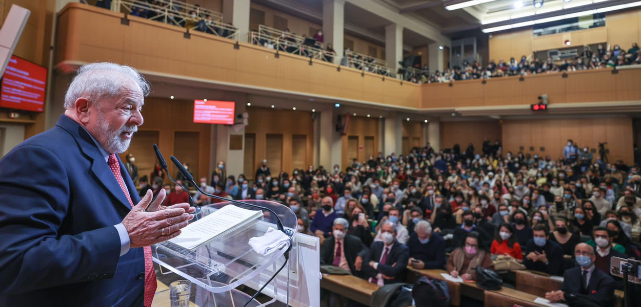 Lula fala na Sciences Po Paris