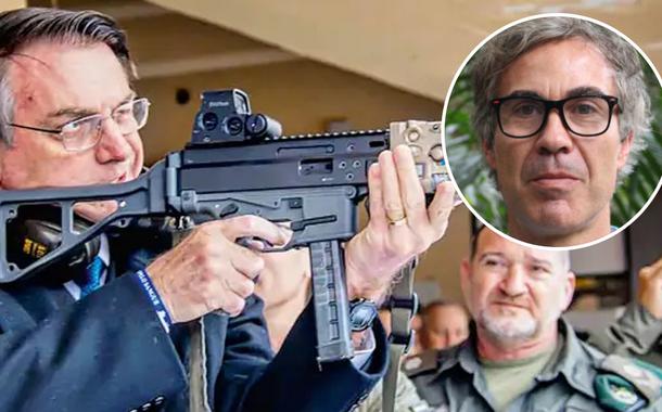 Jair Bolsonaro e Bruno Paes Manso