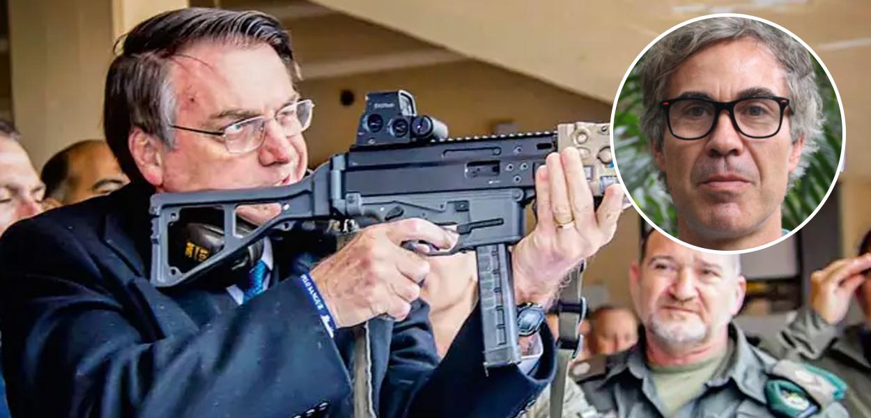 Jair Bolsonaro e Bruno Paes Manso