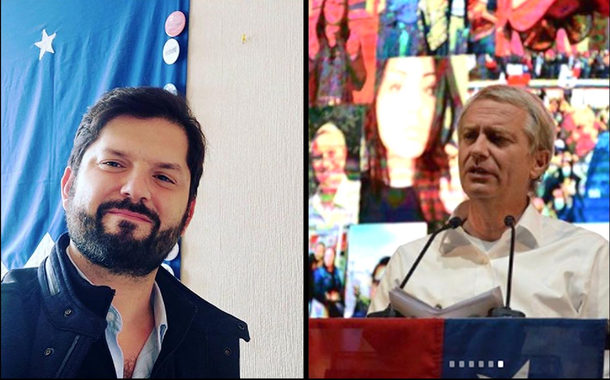 Com pesquisas apontando empate técnico, eleição no Chile será decidida por eleitores que tiverem mais disposição de ir às urnas. José Antonio Kast (dir) e Gabriel Boriq (esq) lideram