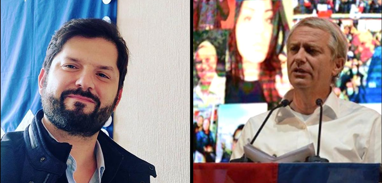 Com pesquisas apontando empate técnico, eleição no Chile será decidida por eleitores que tiverem mais disposição de ir às urnas. José Antonio Kast (dir) e Gabriel Boriq (esq) lideram